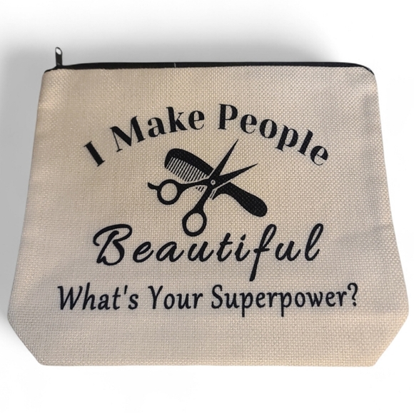 beautician Handbags - Make People Beautiful Superpower - Hair Stylist, barber, beautician bag NWT